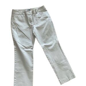 Ann Taylor light Khaki Straight Leg pants